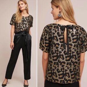 Hutch Elegant Black and Gold Top